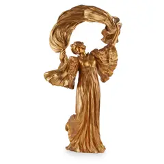 Agathon Léonard, 'DANSEUSE À L’ÉCHARPE, GENOU LEVÉ' (DANCER WITH A SHAWL, RAISED KNEE), CIRCA 1901, 1901, bronze