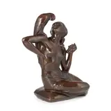 Richard Louis Garbe, ‘GIRL WITH PARROT’, 1933, 1933, bronze
