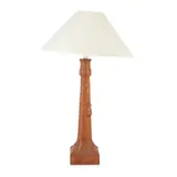 Robert 'Mouseman' Thompson, LARGE TABLE LAMP, 1950's
