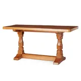 Robert 'Mouseman' Thompson, COFFEE TABLE, 1970's, 1970, adzed oak