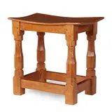 Robert 'Mouseman' Thompson, STOOL, CIRCA 1970's-80's, 1970, oak