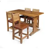 Thomas ‘Gnomeman’ Whittaker, DINING SET, CIRCA 1960, 1960, oak