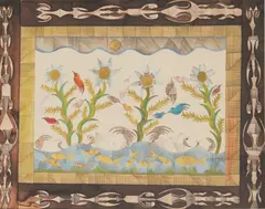 Scottie Wilson, UNTITLED - BIRDS & FISH