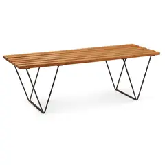 Robin Day, Bench, designed 1954, 1954, mahogany and wrought steel