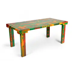 Jim Partridge, Dining Table, 1983, 1983, painted plywood