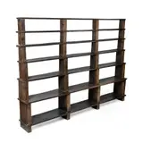 Jim Partridge, Bookcase, 1987, 1987, scorched oak and pine
