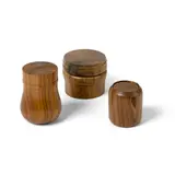 David Pye, Set of Three Boxes, two boxes in kingwood and one in English walnut