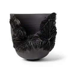 Olivia Walker, Tall Collapsed Bowl, porcelain