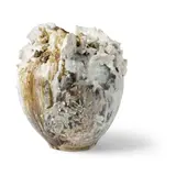 Akiko Hirai, Moon Jar, stoneware with porcelain deposits