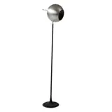 Floor Lamp, designed 1962 by Gino Sarfatti, 1962, aluminium with black lacquered metal, sold Apr 2023