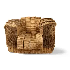 'Grandpa Beaver' Easy Chair, circa 1986 by Frank Gehry, 1986, sold Apr 2023