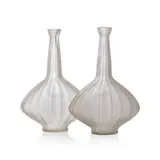 TWO CÔTES PLATES CARAFES, NO. 3160 by René Lalique, sold Apr 2023