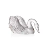 TWO CYGNE TÊTES PENCHÉE, NO. 1161500 by Lalique, sold Apr 2023