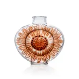 René Lalique, SOLEIL VASE, NO. 10-901, sepia stained and brown enamelled