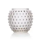 René Lalique, CACTUS VASE, NO. 1089, frosted and black enamelled