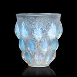 RAMPILLON VASE, NO. 991 by René Lalique, sold Apr 2023