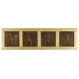 Thomas James Cliff, FOUR PANELS, CIRCA 1900, 1900
