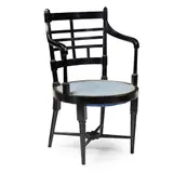 Edward William Godwin, AESTHETIC MOVEMENT 'JACOBEAN' ARMCHAIR, CIRCA 1880
