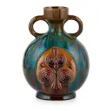 Christopher Dresser, TWIN-HANDED VASE, CIRCA 1880, 1880, glazed earthenware
