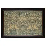 William Morris, 'DOVE AND ROSE' PATTERN FRAMED PANEL, CIRCA 1879