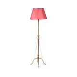 EXTENDING STANDARD LAMP CIRCA 1900 by William Arthur Smith Benson, 1900, brass and copper, sold Apr 2023