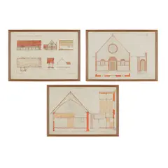 Charles Spooner, DESIGNS FOR A CHAPEL AT LETCHWORTH, HERTFORDSHIRE, CIRCA 1906, 1906