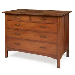 Arthur W. Simpson, ARTS & CRAFTS CHEST OF DRAWERS, CIRCA 1910, 1910, oak