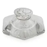 Kate Harris, INKWELL, LONDON 1903, 1903, cut glass with silver mount