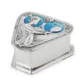 Kate Harris, MINIATURE PILL BOX, LONDON 1903, 1903, silver and enamel