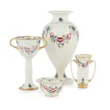 William Moorcroft, GROUP OF 'EIGHTEENTH CENTURY' PATTERN WARES, CIRCA 1910