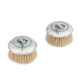 Archibald Knox, PAIR OF 'CYMRIC' BRUSHES, BIRMINGHAM 1925, 1925, silver and enamel