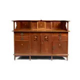 Ernest Archibald Taylor, SIDEBOARD, CIRCA 1902, 1902, inlaid oak
