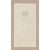 Jessie M. King, ‘YOUR DEAR HEAD BOW’D TO THE GILLIFLOWER BED’, pen and ink and graphite on vellum