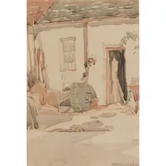 Jessie M. King, ARTIST'S COTTAGE, ARRAN