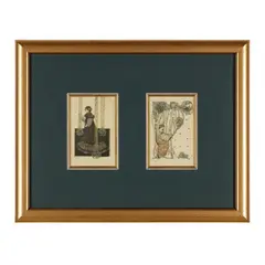 TWO POSTCARDS, CIRCA 1900 by Annie French, 1900, sold Apr 2023