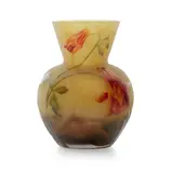 Daum, VASE, CIRCA 1900, 1900, painted cameo glass
