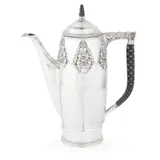 Fritz Schmoll von Eisenworth, COFFEE POT, CIRCA 1913, 1913, silver and ebonised wood