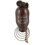 WALL MASK, 1940S by Karl Hagenauer, bronze, sold Apr 2023
