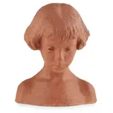 Clarisse Lévy-Kinsbourg, BUST OF A GIRL, terracotta