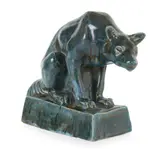 Stella R. Crofts, FIGURE OF A FOX, CIRCA 1925, 1925, glazed stoneware