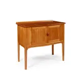 Edward Barnsley, PAIR OF BOW-FRONT CABINETS, CIRCA 1956