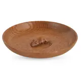 SMALL DISH, CIRCA 1980S by Robert 'Mouseman' Thompson, oak, sold Apr 2023