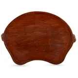 LARGE KIDNEY-SHAPED TRAY, CIRCA 1970 by Robert 'Mouseman' Thompson, 1970, oak, sold Apr 2023