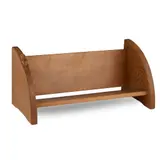 BOOK TROUGH, CIRCA 1990S by Robert 'Mouseman' Thompson, oak, sold Apr 2023