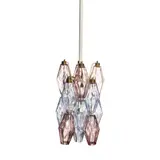 Carlo Scarpa, PAIR OF 'POLIEDRI' CEILING LIGHTS, CIRCA 1955