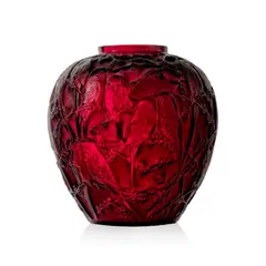 René Lalique, PERRUCHES VASE, NO. 876