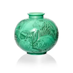 René Lalique, POISSONS VASE, NO. 925