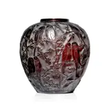 PERRUCHES VASE, NO. 876 by René Lalique, sold Feb 2023