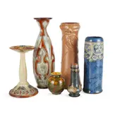 Francis C. Pope, ART NOUVEAU VASE, CIRCA 1900, 1900, glazed stoneware