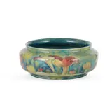 'CLAREMONT' FOOTED BOWL, CIRCA 1903-13 by William Moorcroft, 1903, glazed earthenware, sold Jan 2023